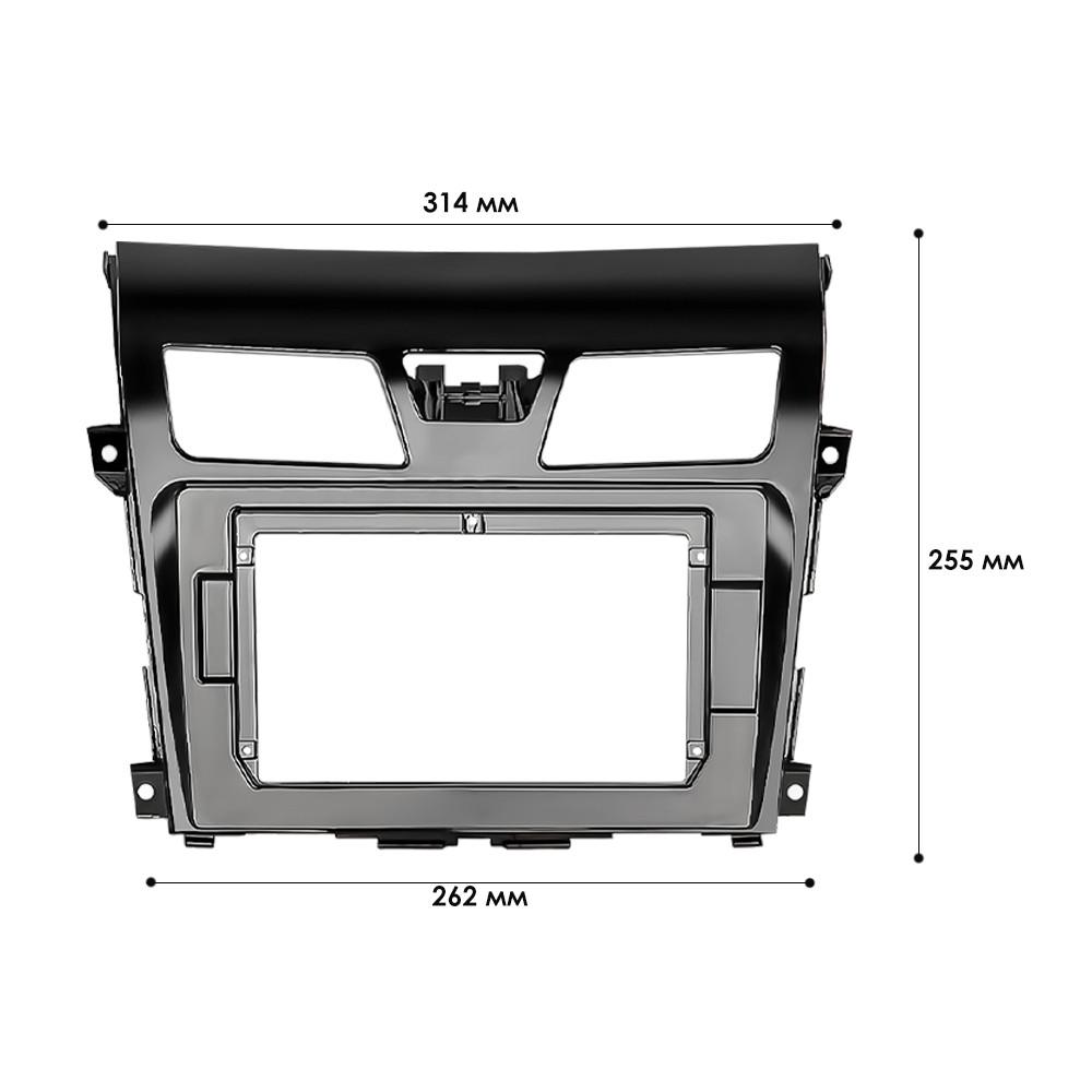 Перехідна рамка Lesko 10.1" Nissan Teana 2013-2018 (6633) для авто Нісан - фото 4