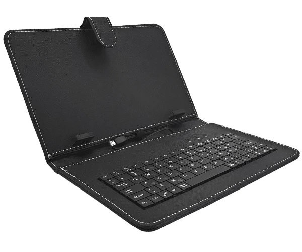 Чехол для планшета универсальный с клавиатурой Micro-USB 9,7-11" подставка Black (19003)