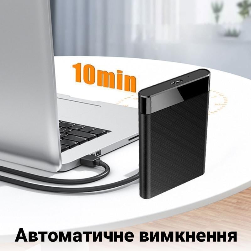 Кейс для жорстких дисків зовнішній Addap EHDC-02 зовнішня USB 3,0 кишеня для 2,5" Sata HDD/SSD - фото 11