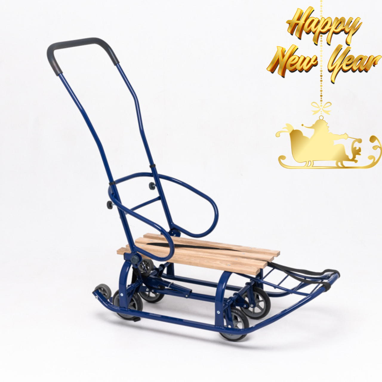 Санки-трансформер дитячі з колесами Патріот LUX 2026 Синій - фото 4 Санки-трансформер дитячі з колесами Патріот LUX 2026 Синій - фото 4