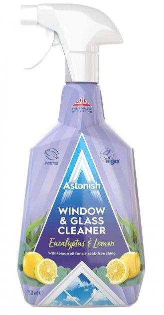 Средство для мытья окон и стекла Astonish Eucalyptus&Lemon 750 мл