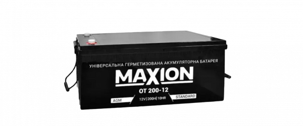 Аккумуляторная батарея Maxion AGM MXBP-OT 200-12 12V 200Ah 522x240x217 мм Black - фото 4 Аккумуляторная батарея Maxion AGM MXBP-OT 200-12 12V 200Ah 522x240x217 мм Black - фото 4