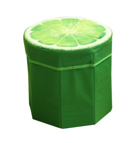 Пуф раскладной Stenson 30x30x30 см Лайм (WHW78743-9)