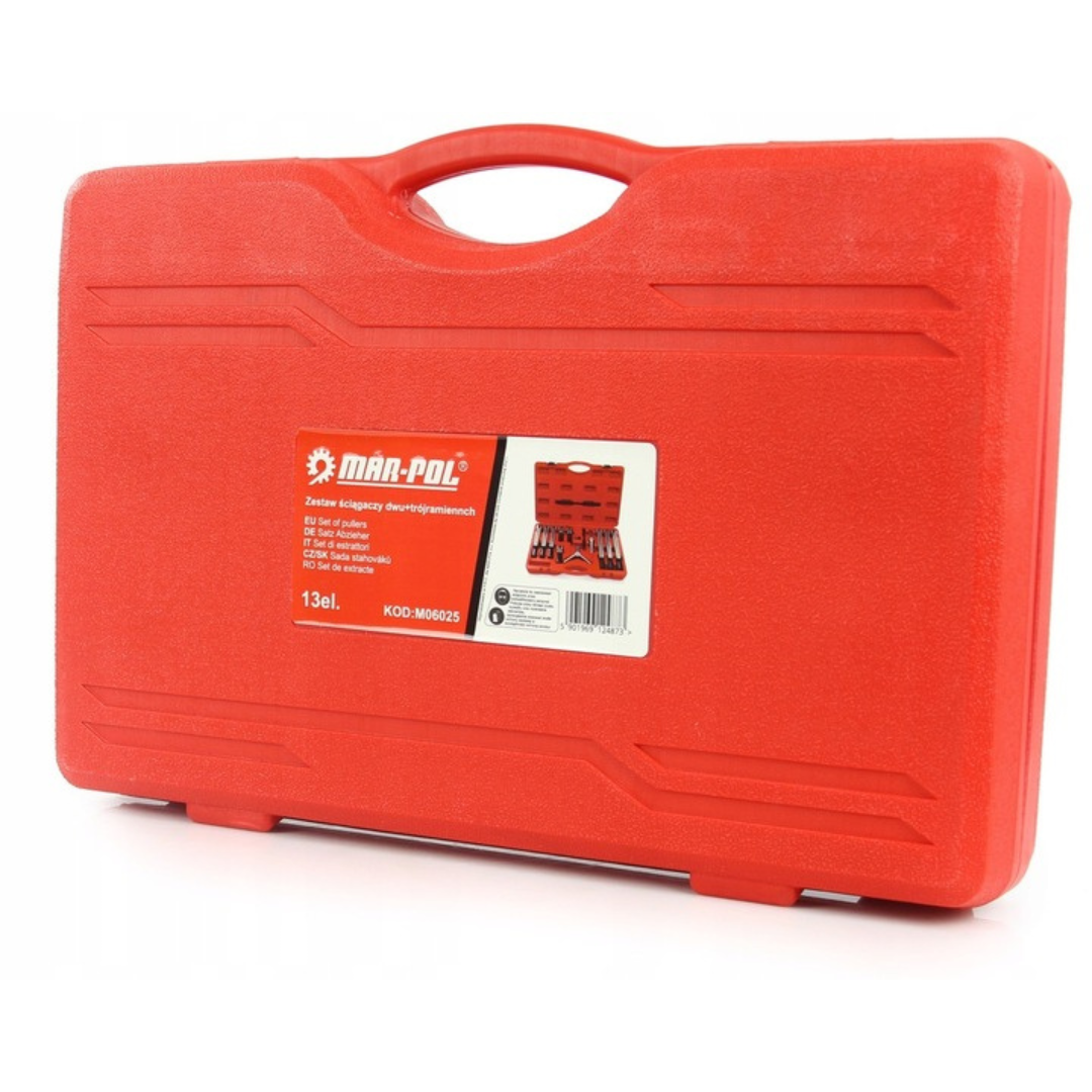 Набір знімачів для підшипників Mar-Pol M06025 13 шт. (12063450) - фото 8 Набір знімачів для підшипників Mar-Pol M06025 13 шт. (12063450) - фото 8