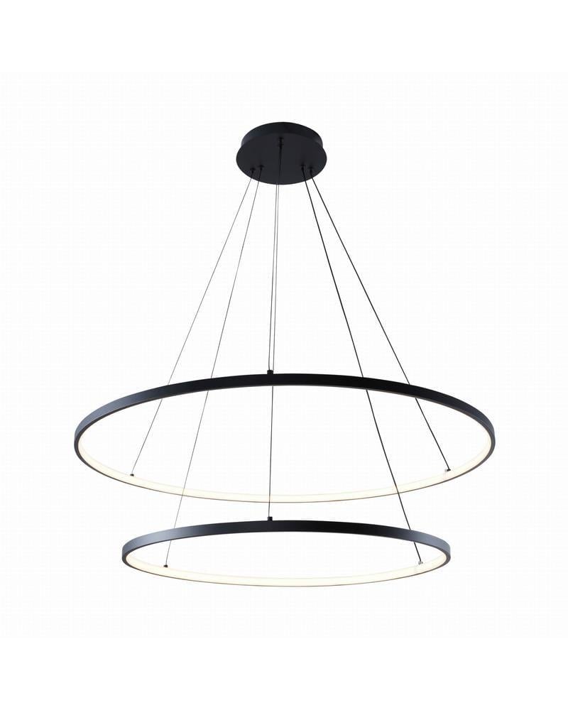 Люстра Zuma Line 2023200-BK Breno Led 2x60W 3000K/4000K/6000K 2500Lm IP20 Bl (19258245)