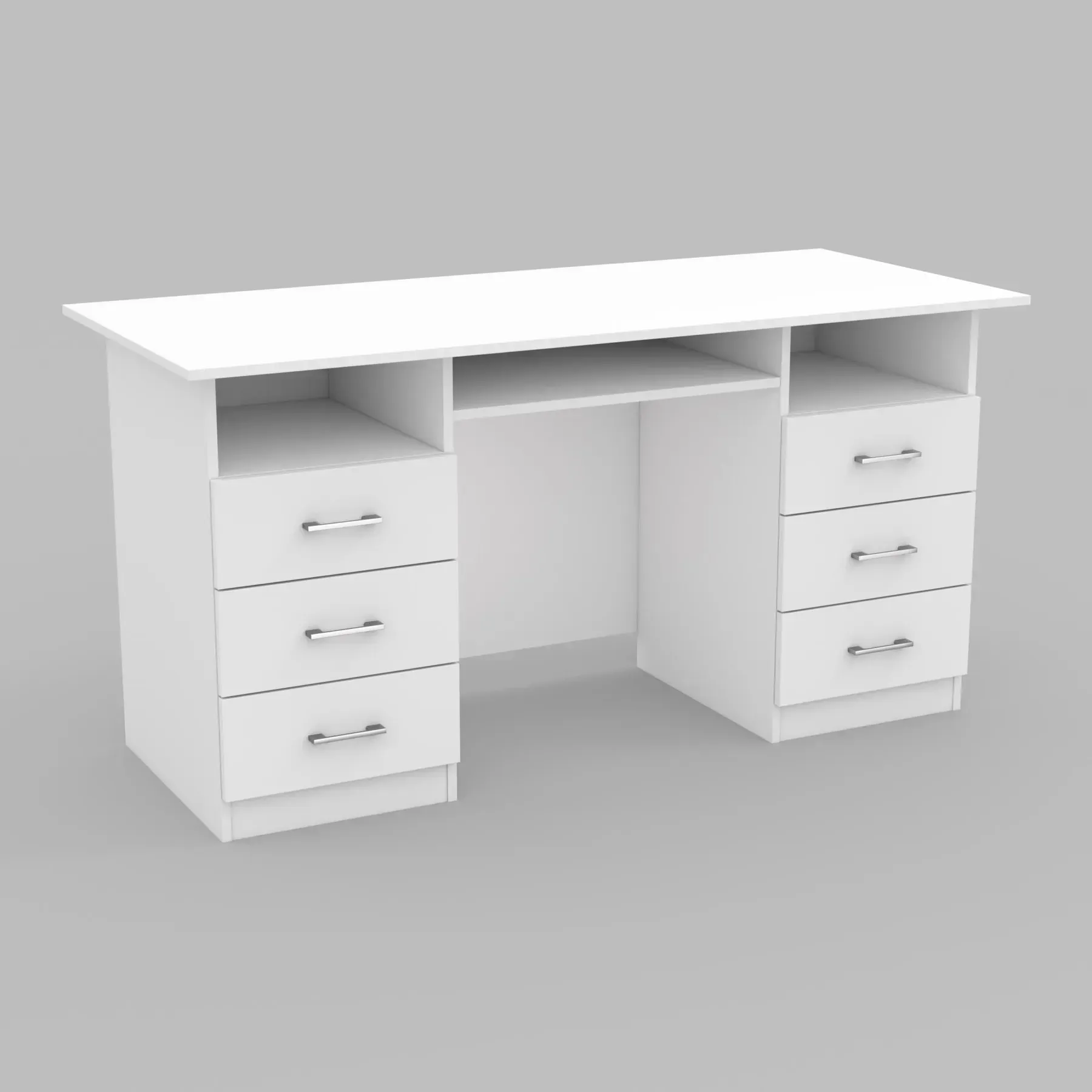 Стіл офісний Kontinent ОСП-4 1500х600х760 мм Білий (83457048) - фото 1