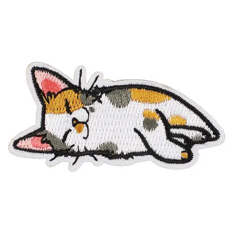 Термонаклейка на одежду для ремонта и декора Котик (70370)