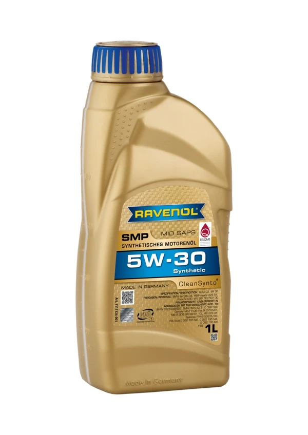 Моторное масло RAVENOL SMP 5W-30 синтетика 1 л (1111126-001)
