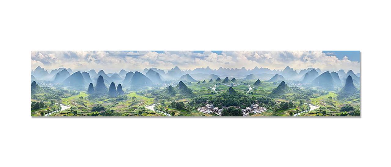 Наклейка виниловая на кухню Zatarga Долина Зеленых Гор 600х3000 мм (1294193361)