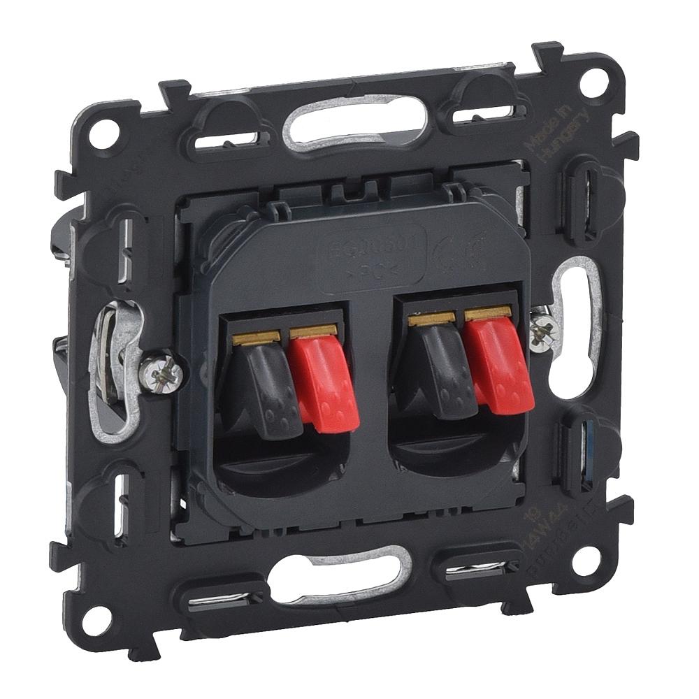 Механізм розетки Legrand Valena Life-Allure Аудіо подвійна (753078) Механізм розетки Legrand Valena Life-Allure Аудіо подвійна (753078)