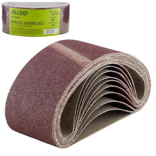 Стрічка шліфувальна нескінченна Alloid 75х457 мм P60 10 шт. (00000061455) - фото 7 Стрічка шліфувальна нескінченна Alloid 75х457 мм P60 10 шт. (00000061455) - фото 7