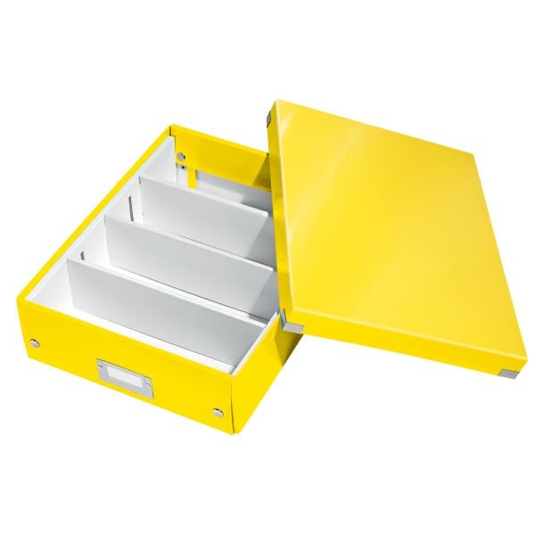 Коробка для зберігання Leitz Click & Store Middle box Жовтий (6058-00-16) - фото 2 Коробка для зберігання Leitz Click & Store Middle box Жовтий (6058-00-16) - фото 2