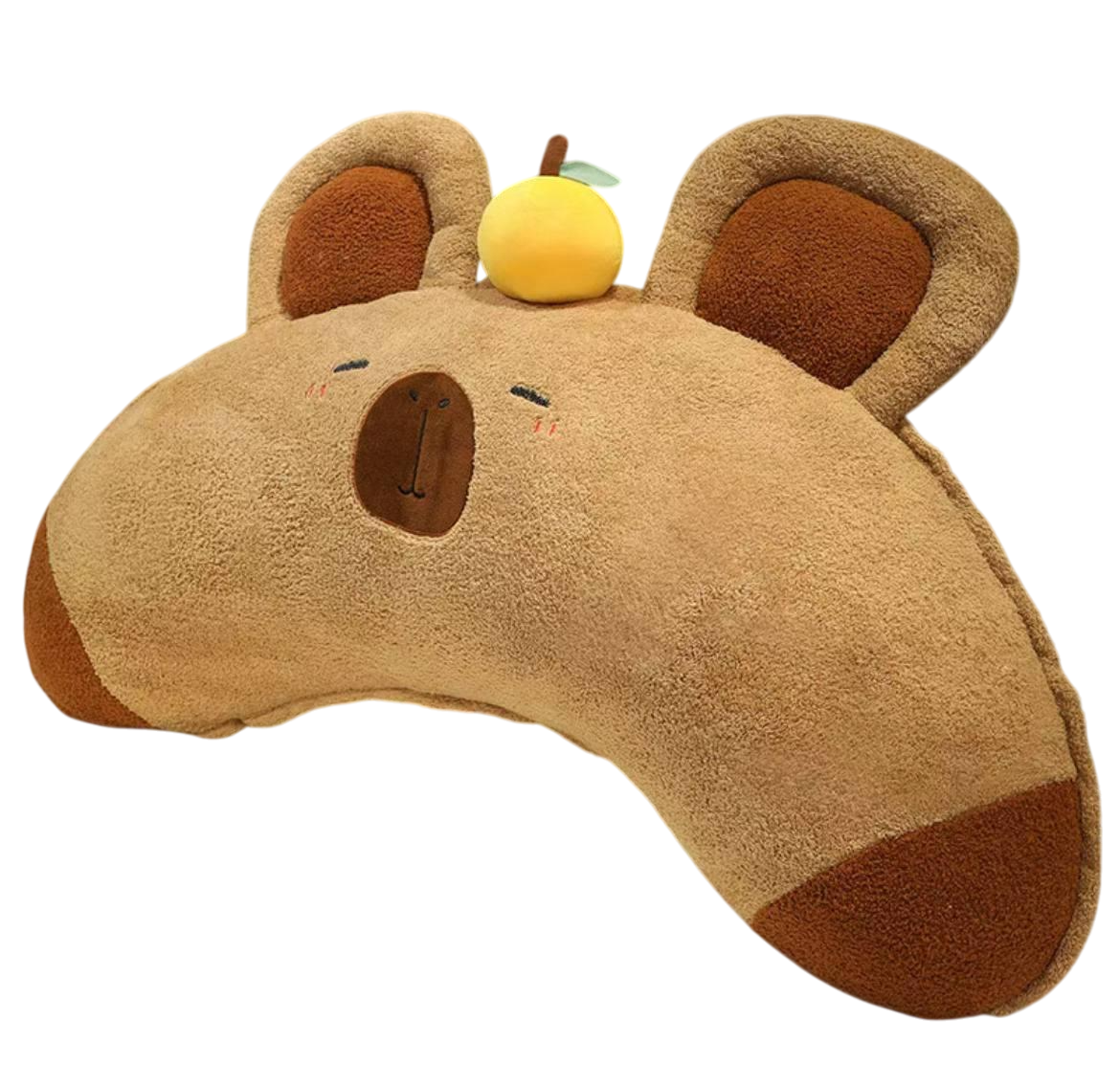 Игрушка подушка-обнимашка Капибара 105 см Коричневый (76444)