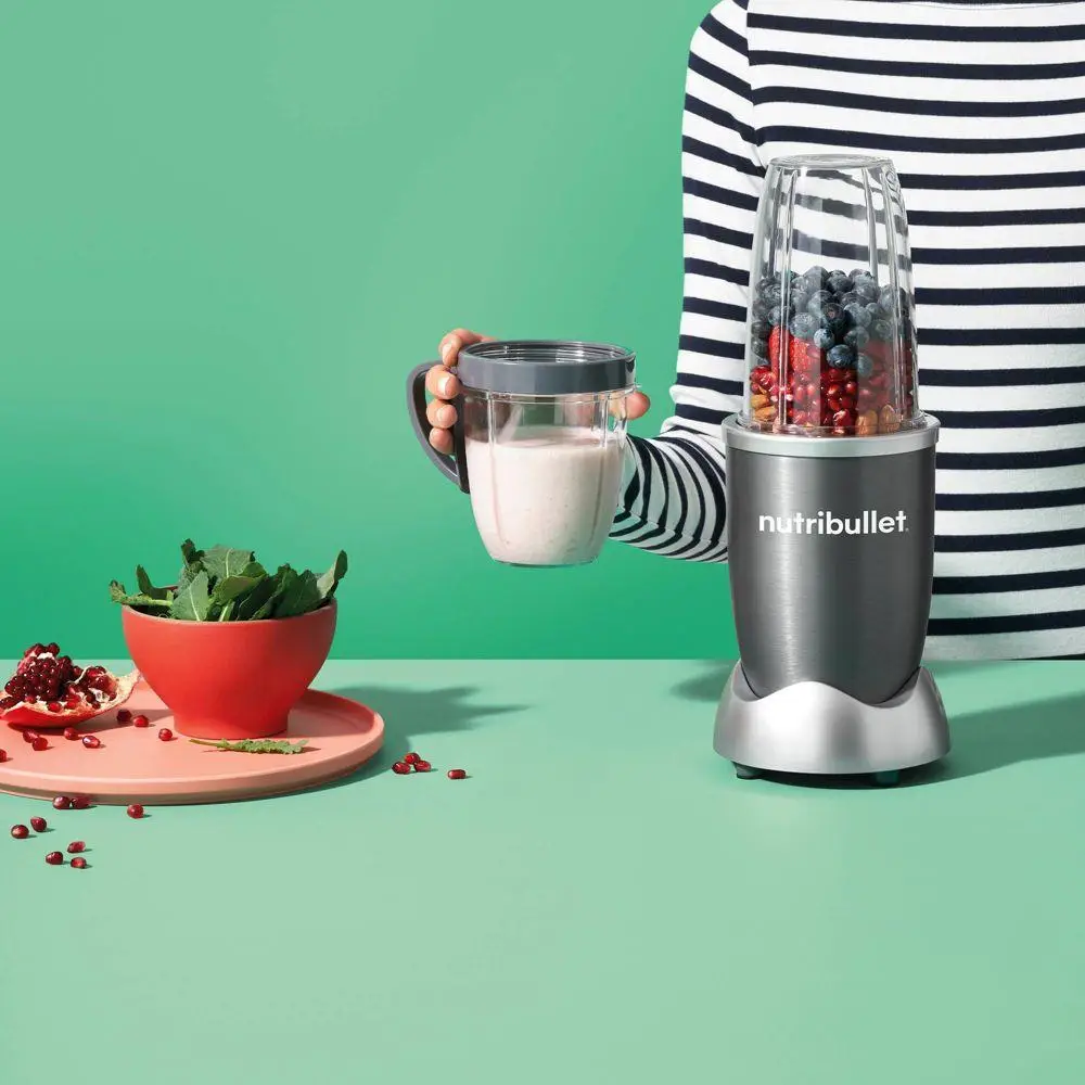 Блендер кухонний Magic Bullet Nutribullet 600 Вт портативний зі склянкою (01455) - фото 6