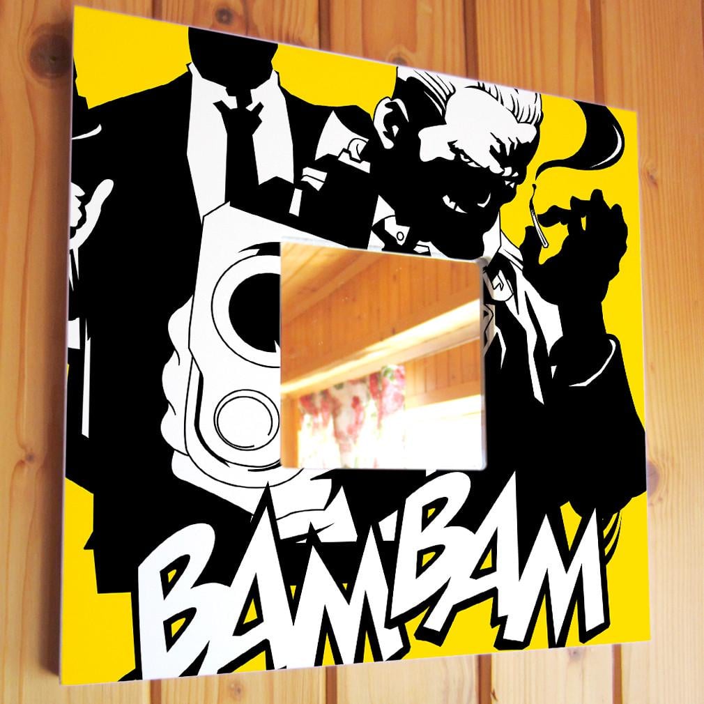 Зеркало декоративное Мафия Бам-бам 260х260 мм (M03819)