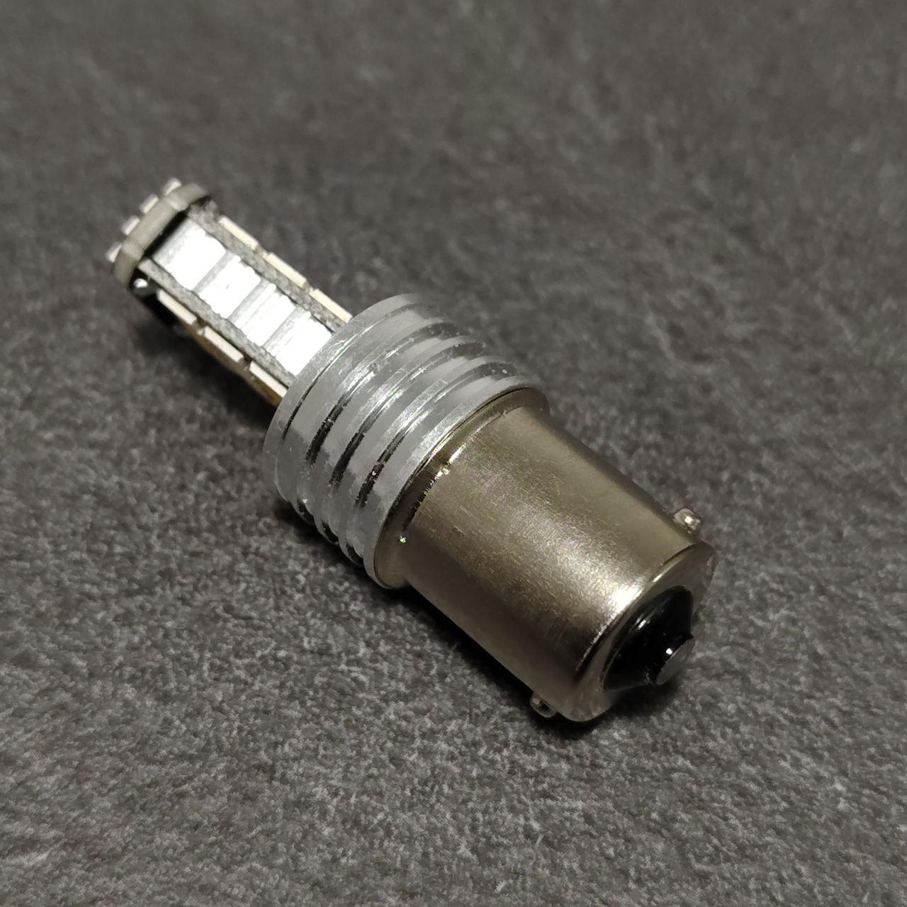 Автолампа BAU15s 1156 PY21W 45SMD 4014 12V 24V LED Желтый (573STORE3) - фото 3