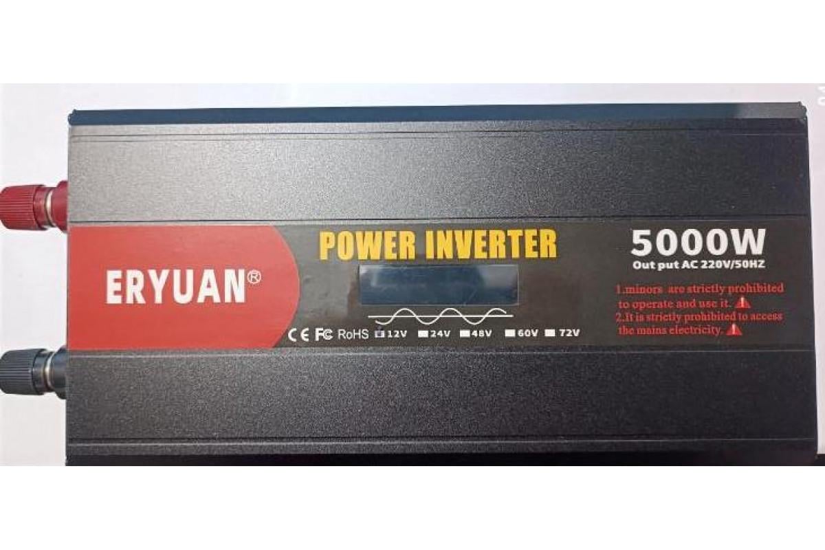 Преобразователь тока UKC 12V 220V 5000 W с зарядкой