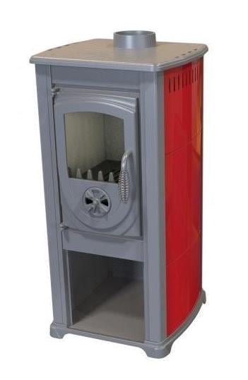 Печь-камин чугунная Bella Thalia Okta Бордо