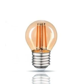 LED лампа TITANUM  Filament G45 4W E27 2200K 220V  бронза TLFG4504272A