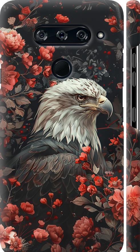 Чехол на LG V40 ThinQ Цветочный страж (6102m-1577-42517)