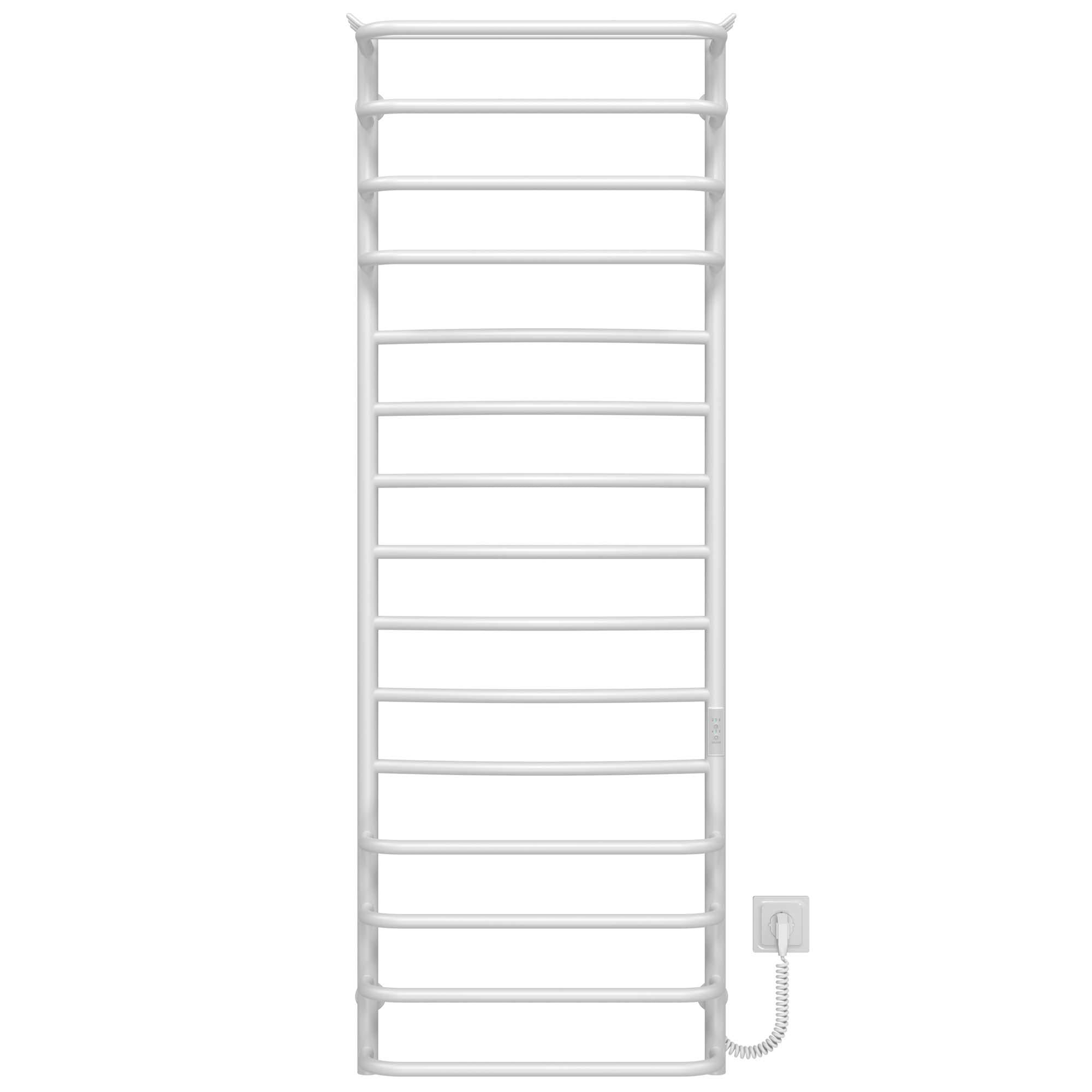 Полотенцесушитель электрический Deffi Юность П15 WD03 правое подключение нержавеющая сталь 500х1500 мм Белый (C.YU.150.50.15.E.W.R.3)