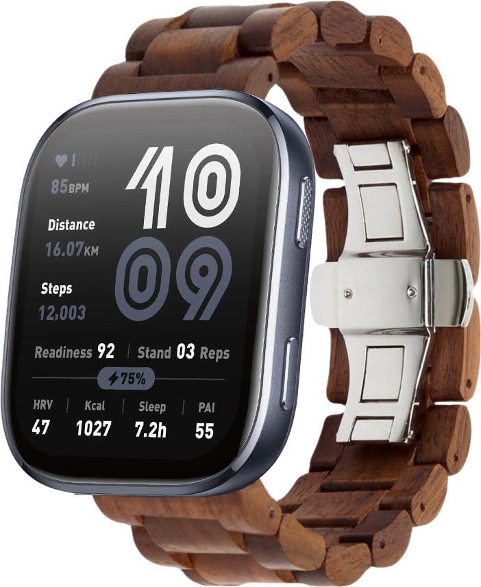Ремешок деревянный WoodLock для Amazfit Bip 6 Brown (40516-30)
