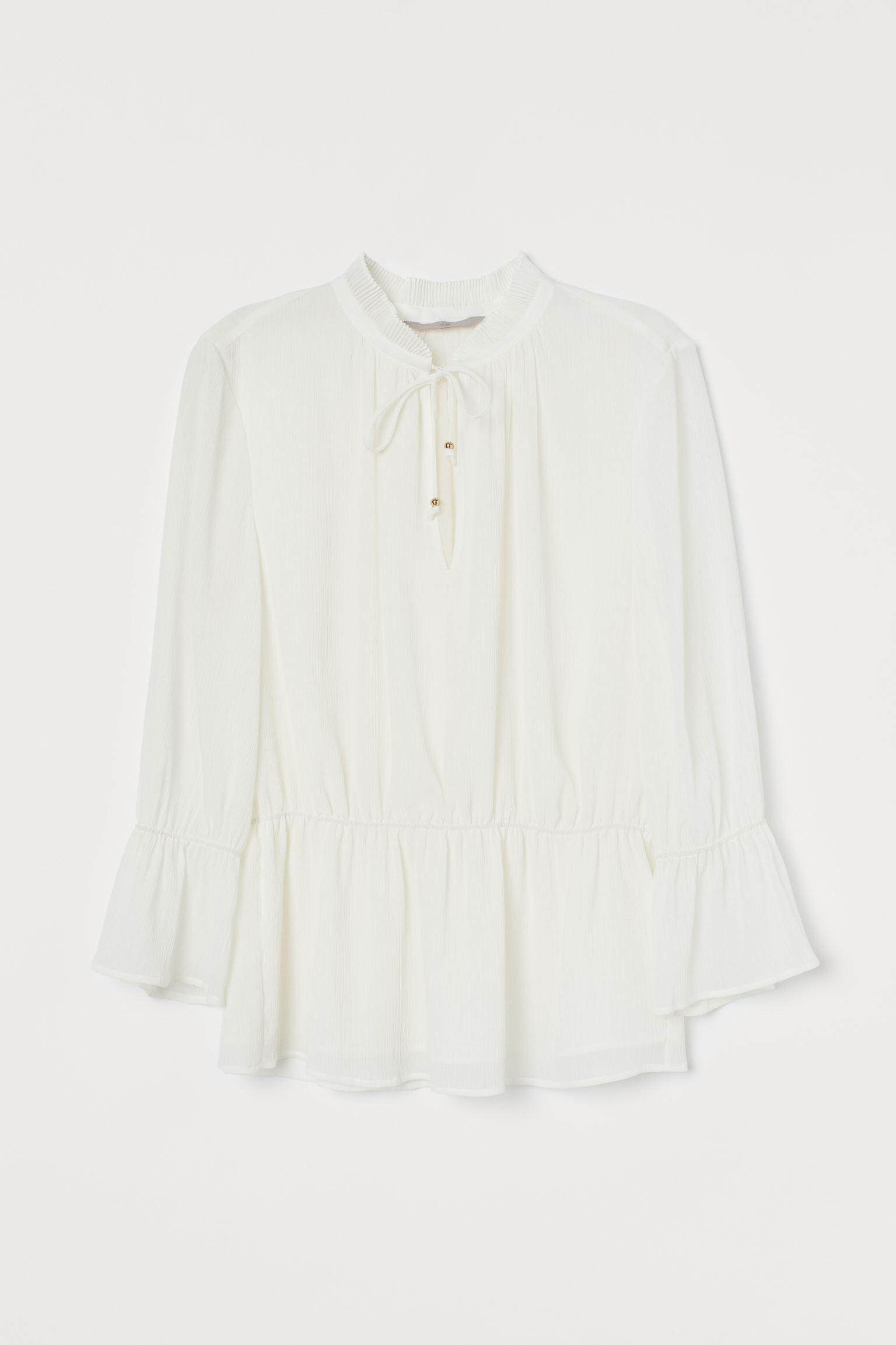 Блуза H&M р. 46 Белый (4038681611)