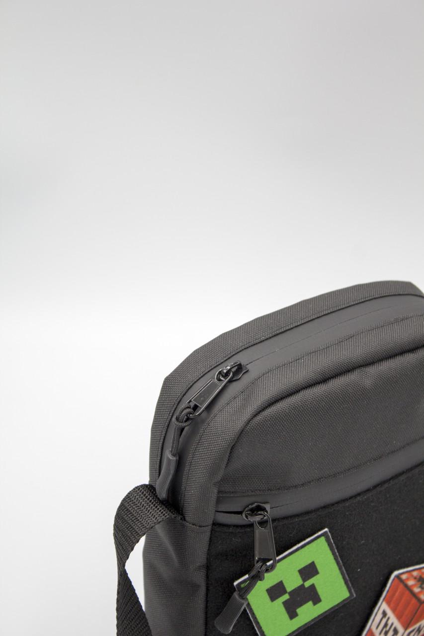 Сумка через плече дитяча Майнкрафт з 2 патчами (2379127148) - фото 3 Сумка через плече дитяча Майнкрафт з 2 патчами (2379127148) - фото 3