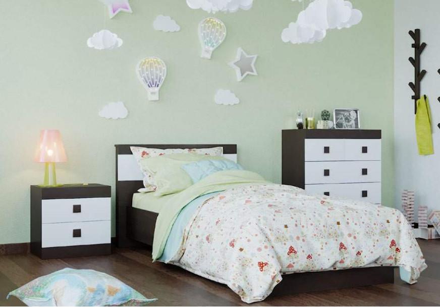 Спальня дитяча Еверест Соната-2 Венге/Білий (ЕВ20561) - фото 2