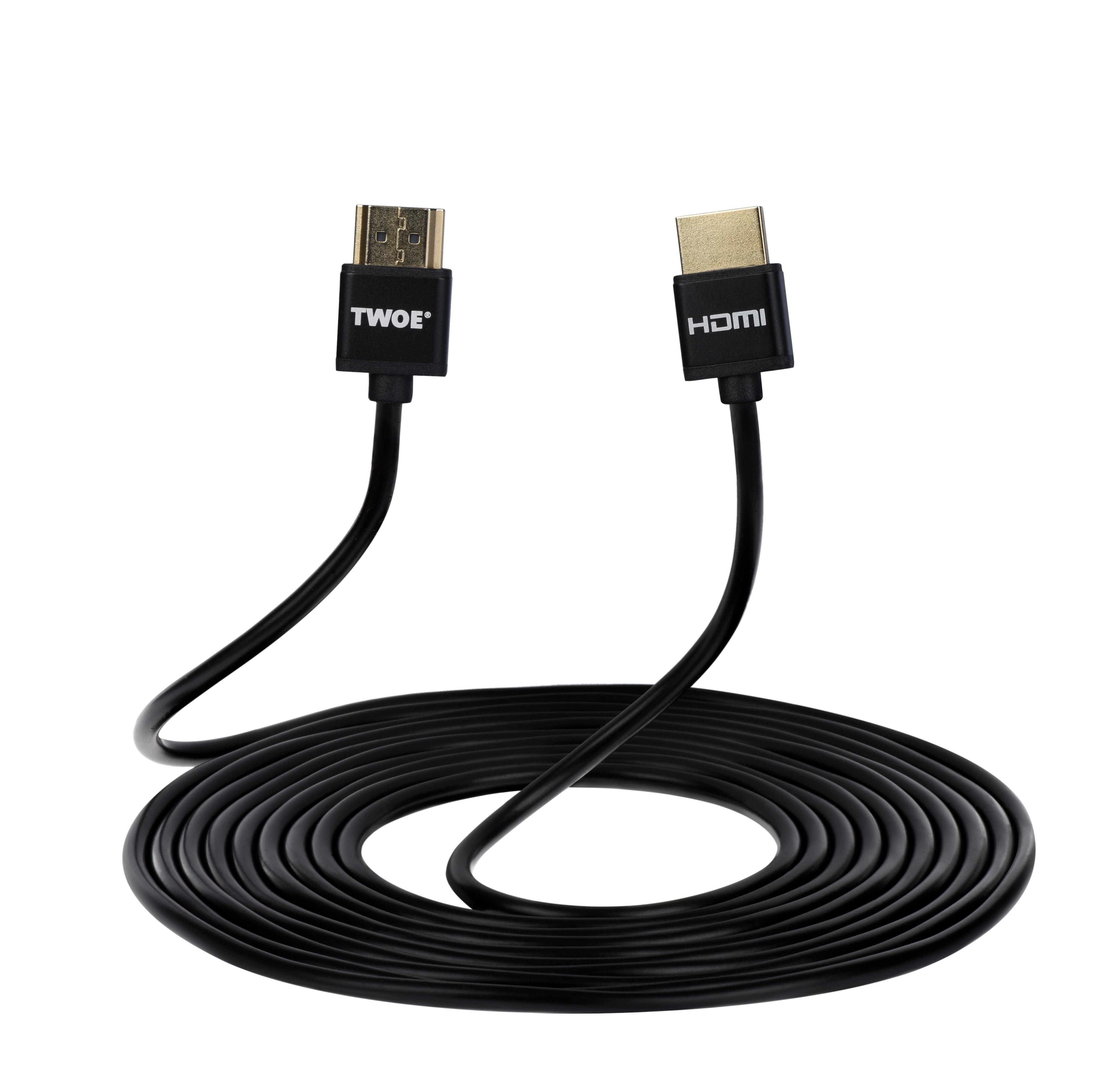 Кабель 2E HDMI M/M 2.0 SL im High Speed Aluminum 3 м Чорний (ERC-2EW-1119-3m)