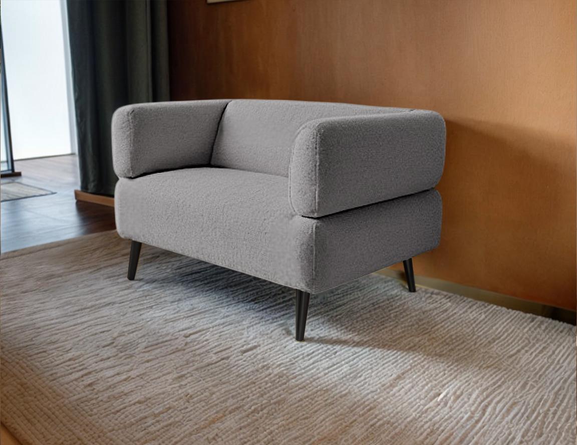 Крісло офісне ТОБІ ШО Бенно-1 Alpaca з підлокітниками та конусною ногою букле 1000х720х750 мм Сірий/93 - фото 2 Крісло офісне ТОБІ ШО Бенно-1 Alpaca з підлокітниками та конусною ногою букле 1000х720х750 мм Сірий/93 - фото 2