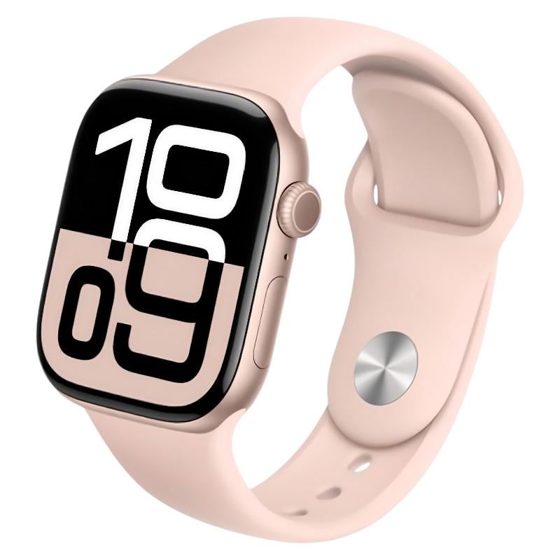 Ремешок Hoco WA37 для смарт-часов из фторкаучука для корпуса Розовый (31941212)