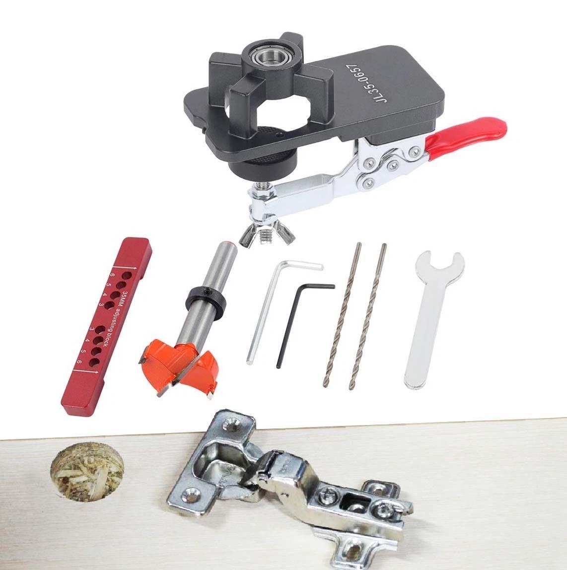 Шаблон для врезки мебельных петель круглый 35 мм и фреза форстнера JL-35 (id_117365) - фото 2 Шаблон для врезки мебельных петель круглый 35 мм и фреза форстнера JL-35 (id_117365) - фото 2