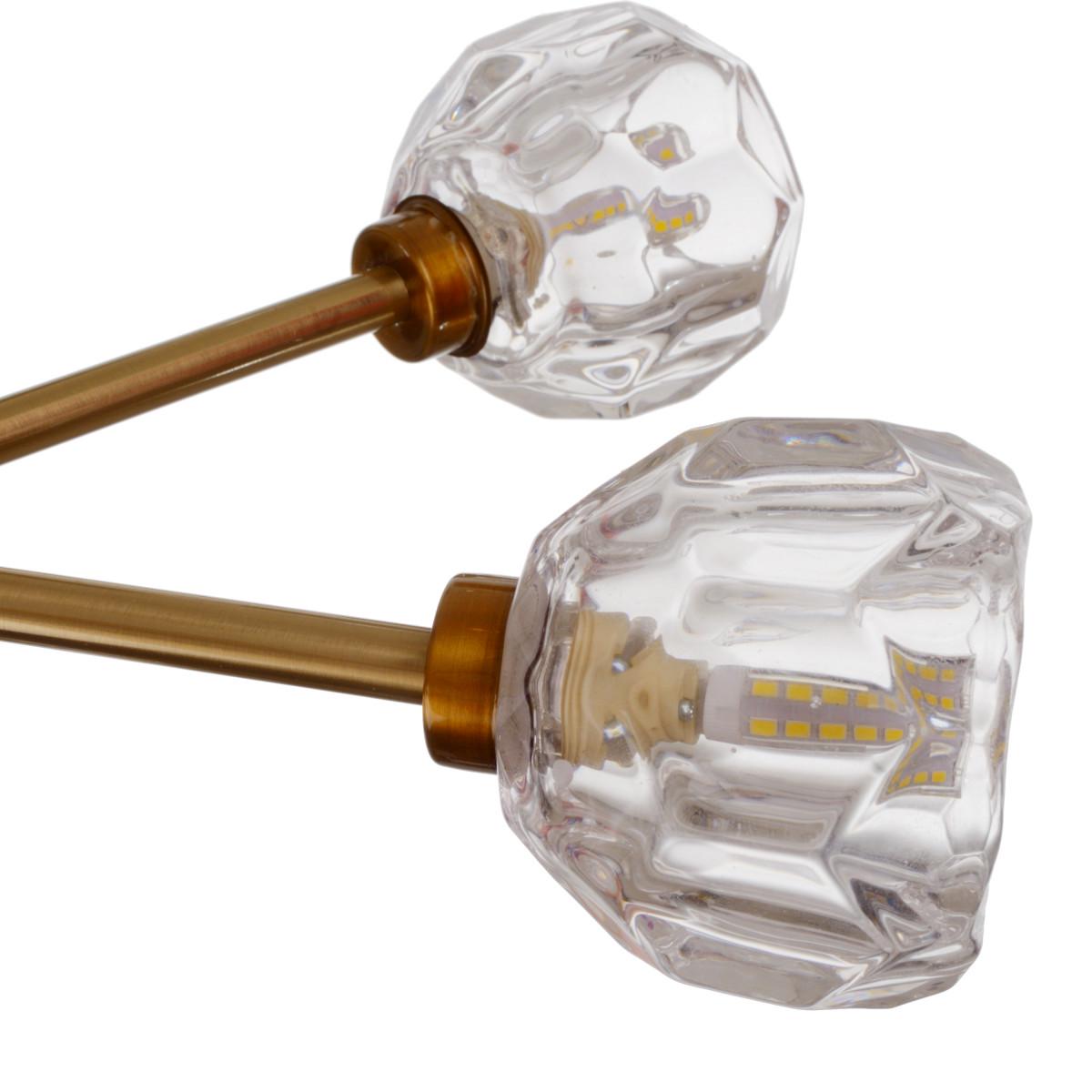 Современная люстра хайтек Brille Паук на 12 лампочек BL-779S/12 G9 - фото 4