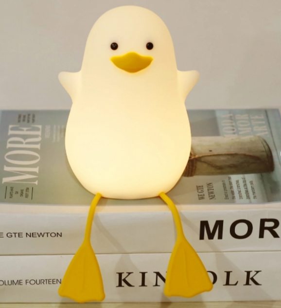 Нічник дитячий силіконовий миленька Качка (ZGZMA-01) - фото 2 Нічник дитячий силіконовий миленька Качка (ZGZMA-01) - фото 2