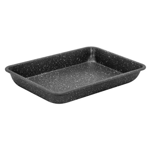 Деко для запікання Stenson мармурове покриття 31,5х21,5х3,5 см (801182)