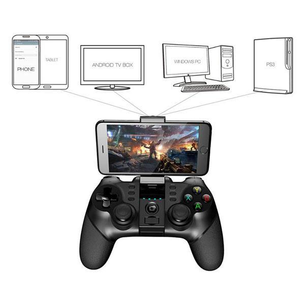 Джойстик бездротовий для телефону Terios T-6 Bluetooth Gamepad для PC/PS3/iOS/Android Чорний - фото 6