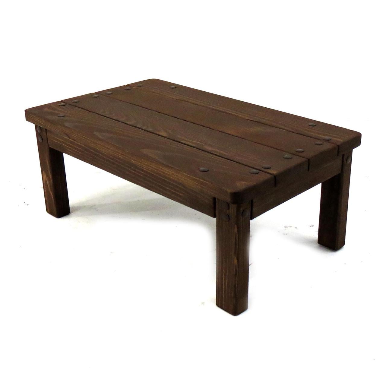 Стульчик из дерева Базавлук 50х30х25 см Капучино (ТАБ-303109)