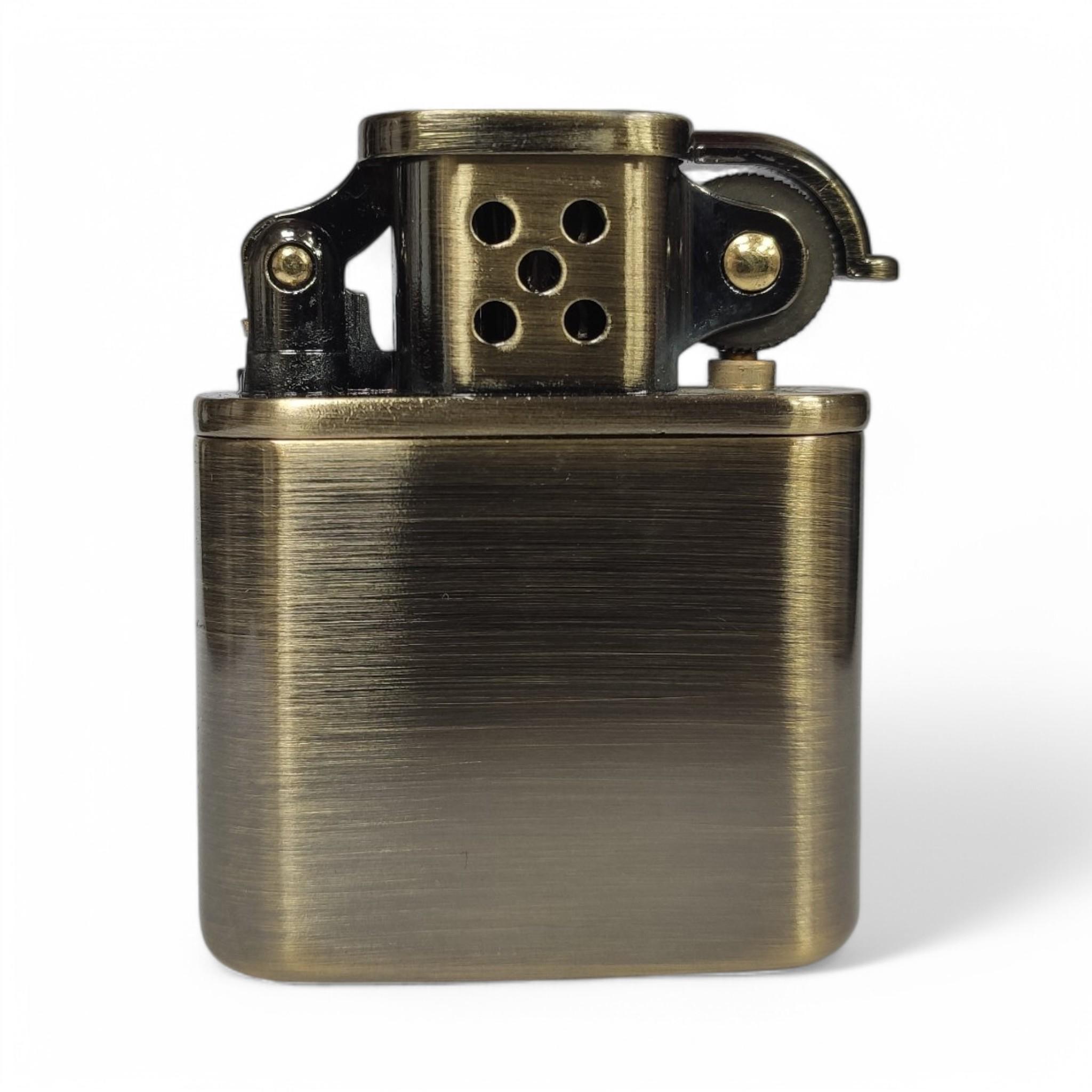 Зажигалка бензиновая Zorro Z506 Brass в подарочной упаковке (Z506 Brass)