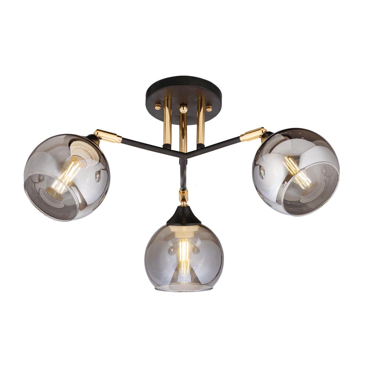 Люстра Черно-золотой. NUMINA 4738/3 на 3 плафона (30301921)
