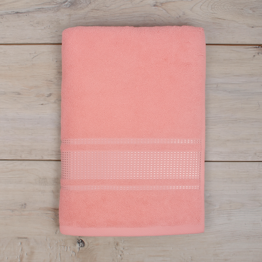 Рушник махровий Aisha Royal 70х140 см Лососевий (25898067)