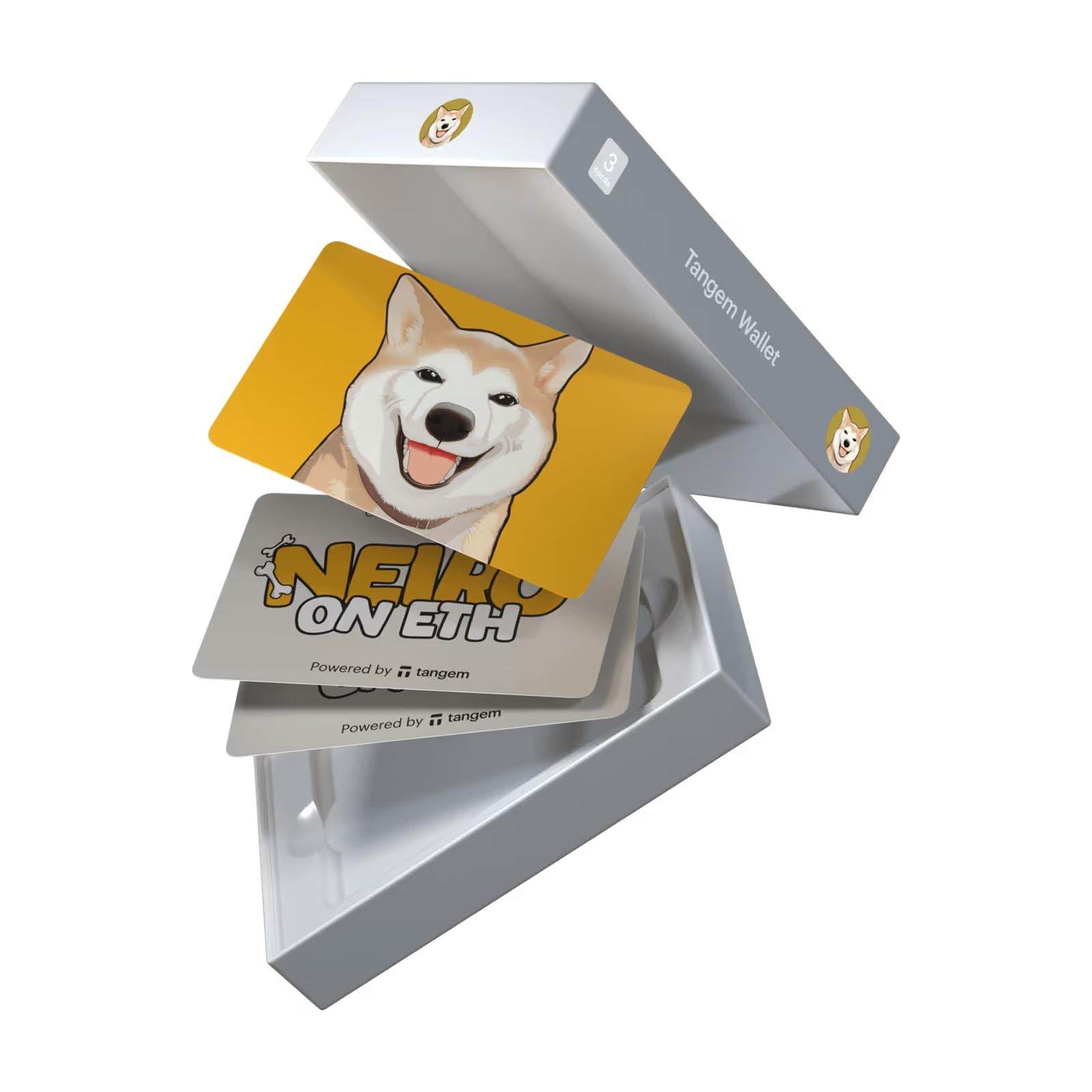 Набор карточек-кошельков для криптовалют Tangem 2.0 Wallet Neiro 3 шт. (TG-NEIRO)