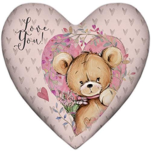 Подушка сердце XXL Love you 57x57 см (6PS_18L020)