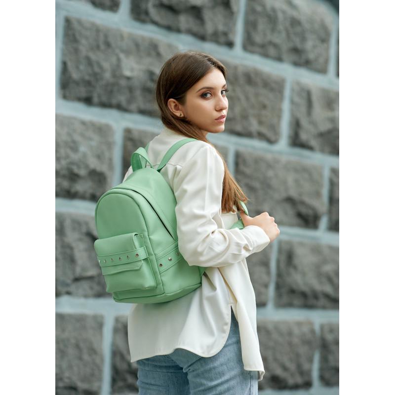 Рюкзак женский Sambag Dali BKH 35x25x12 см Мятный - фото 4 Рюкзак женский Sambag Dali BKH 35x25x12 см Мятный - фото 4