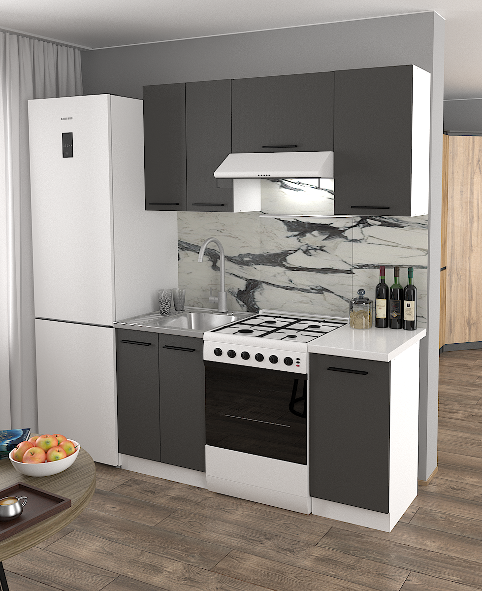 Кухонний набір Ліна 5 тумб у комплекті 1,6 м - фото 8 Кухонний набір Ліна 5 тумб у комплекті 1,6 м - фото 8