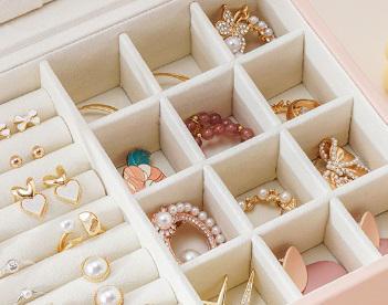 Органайзер для біжутерії та прикрас 15035 12х17х23 см рожевий (5003200) - фото 9 Органайзер для біжутерії та прикрас 15035 12х17х23 см рожевий (5003200) - фото 9