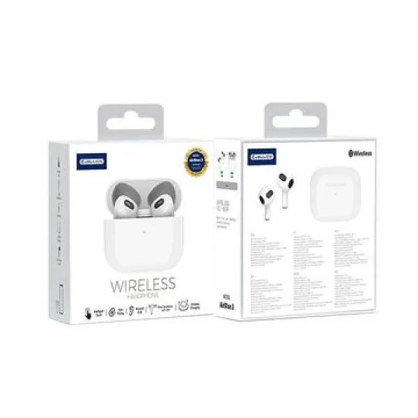 Навушники бездротові Jellico Airblue 3 Bluetooth TWS White (2115464664) - фото 3 Навушники бездротові Jellico Airblue 3 Bluetooth TWS White (2115464664) - фото 3