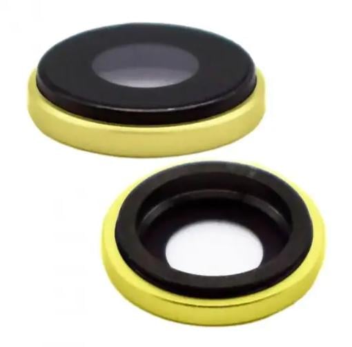 Стекло на камеру для телефона iPhone XR with frame Yellow (10289008)