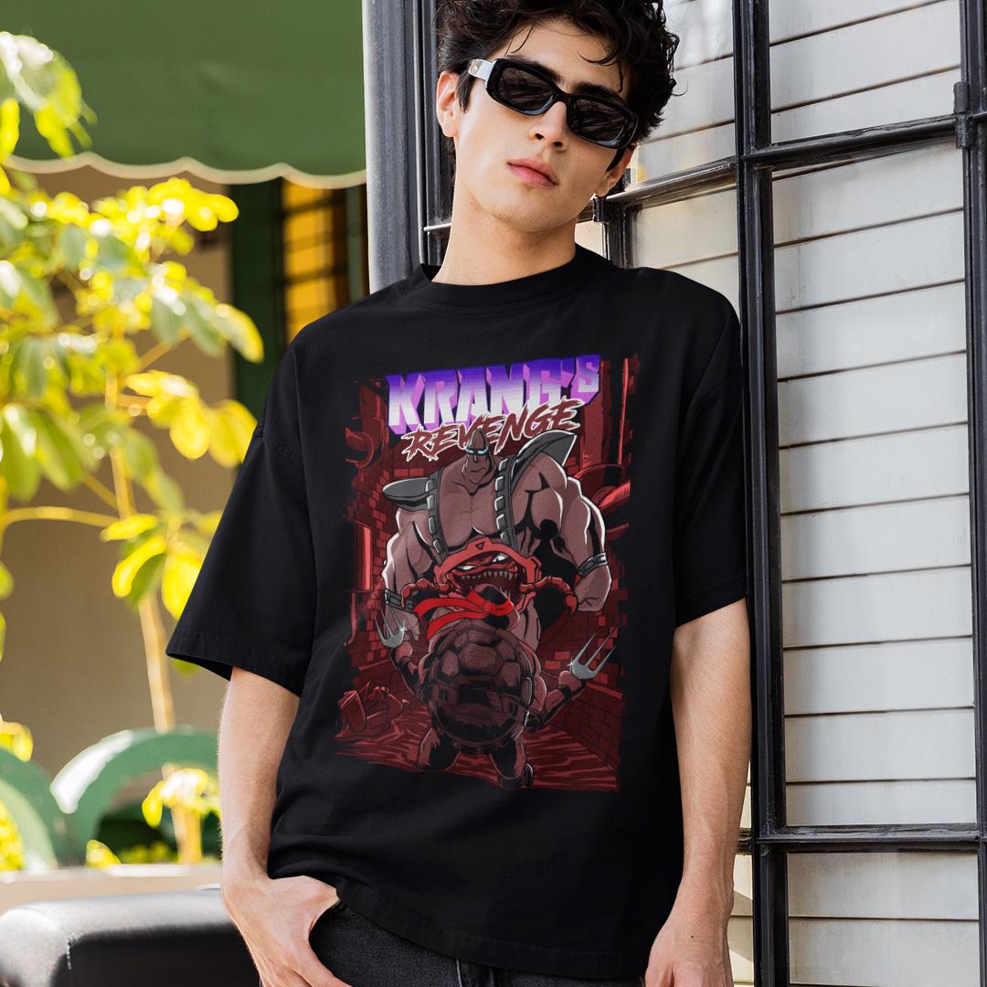 Футболка унісекс Teenage Mutant Ninja Turtles Krangs Revenge 4XL Чорний (0000008596)
