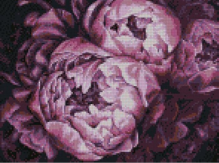 Алмазная мозаика Идейка Королевские пиона 30x40 см (AMO7006)